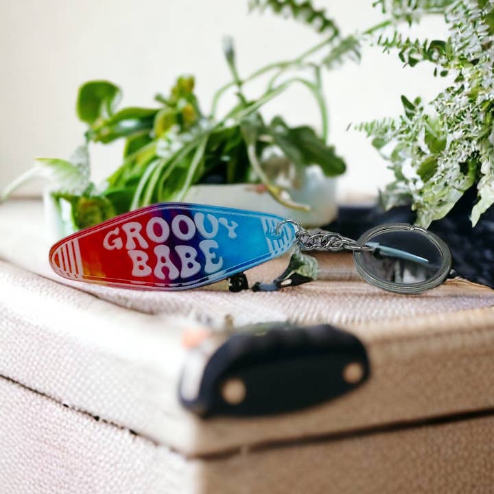 Llavero vintage Hotel Key Groovy para bebé para venta al por mayor de Planty'tude