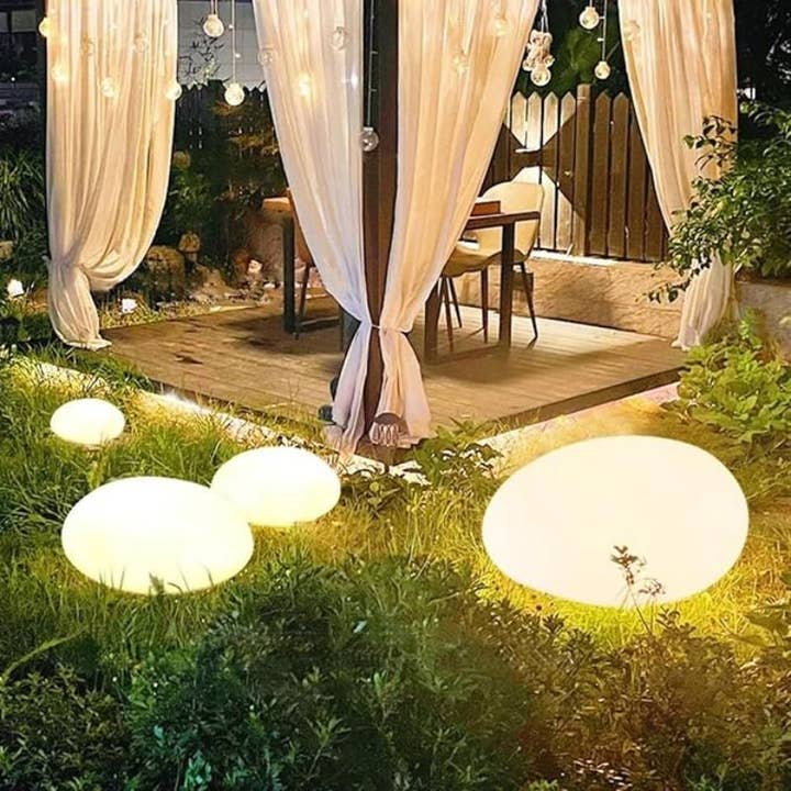 Kiyo Home - Wholesale Outdoor/Lawn Light - Solar Patio Stones | Solar Rock Light | Outdoor Garden Decor14