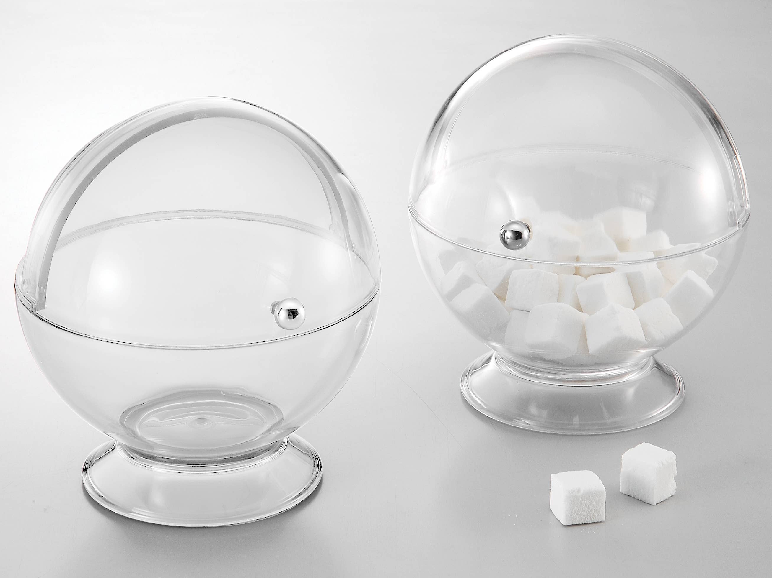 Supreme Housewares - Wholesale Serve Bowl - Acrylic Roll Top Serving Bowl, Clear4