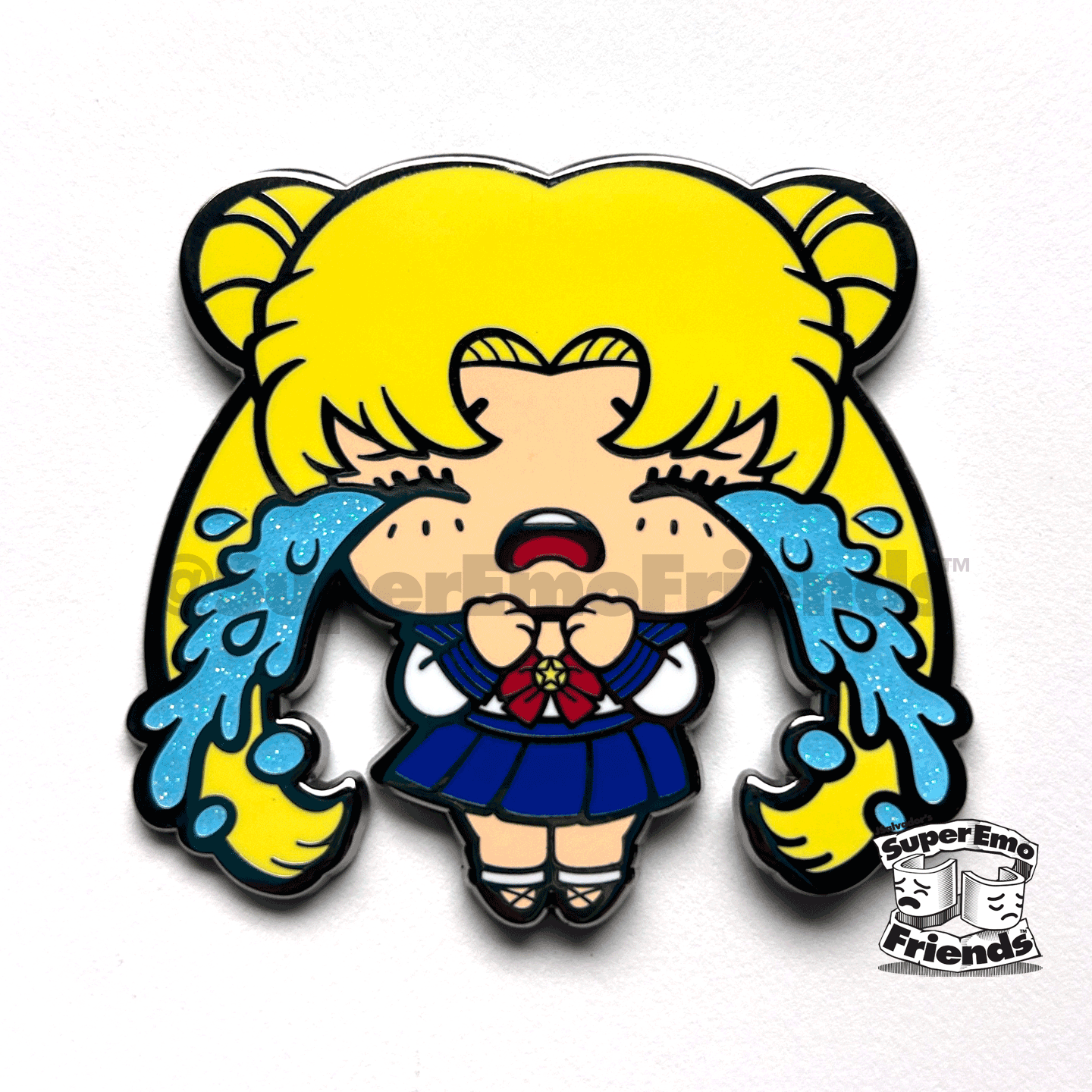 SuperEmoFriends - Wholesale Lapel Pin/Button - SuperEmo Usagi Enamel Pin3