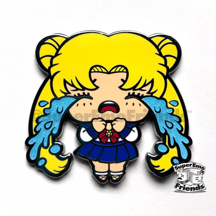 SuperEmoFriends - Wholesale Lapel Pin/Button - SuperEmo Usagi Enamel Pin3