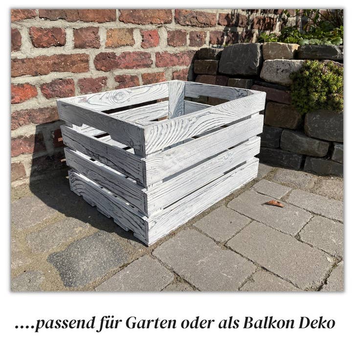 Waldsehnen - Art of Handmade - Wholesale Decoratief doosje - Forest pezen wijnkist of houten kist wit | Premium XL3