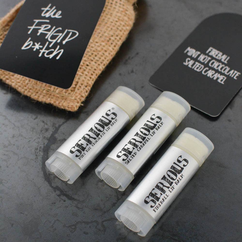 Serious Lip Balm - Wholesale Lip Balm Set - Natural Lip Balm - The FRIGID BITCH Bundle Gift Set1