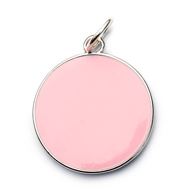 LolliPop Rosa, prateado com prata fina 999, Amuleto M por atacado de SchauTime