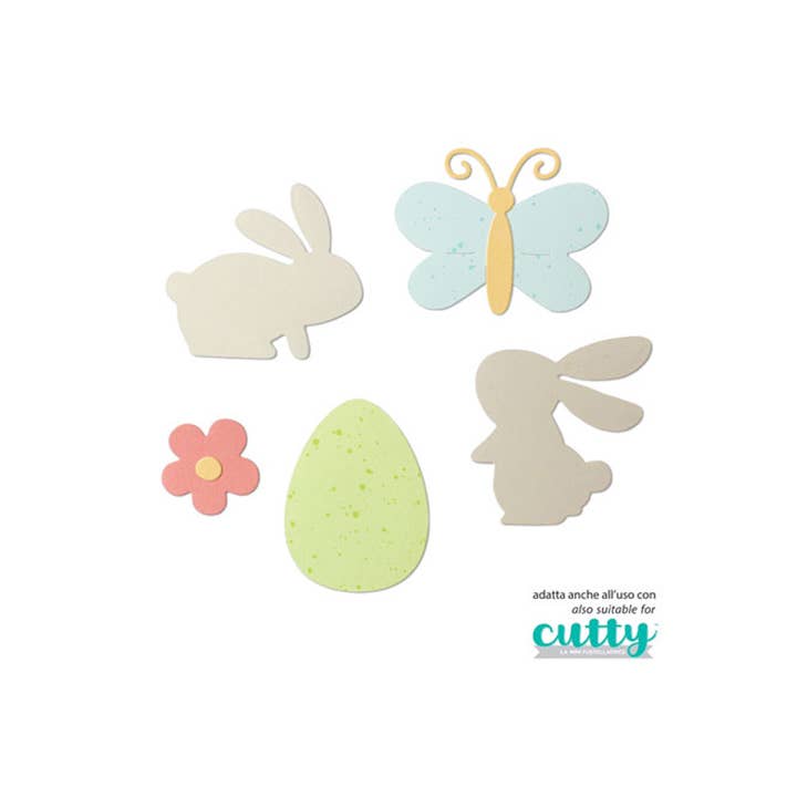 Thin dies Easter Mix for wholesale by Impronte D'Autore