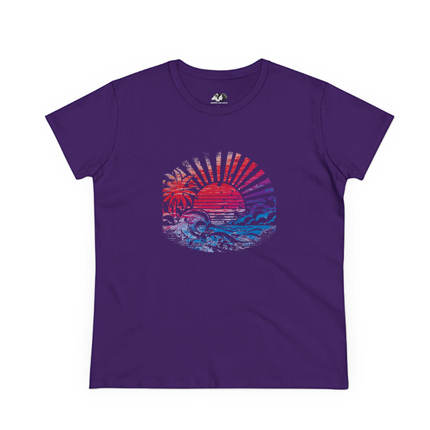 Running With Wolves - Wholesale Screen Printed T-Shirt - Women's - Morning Sun4