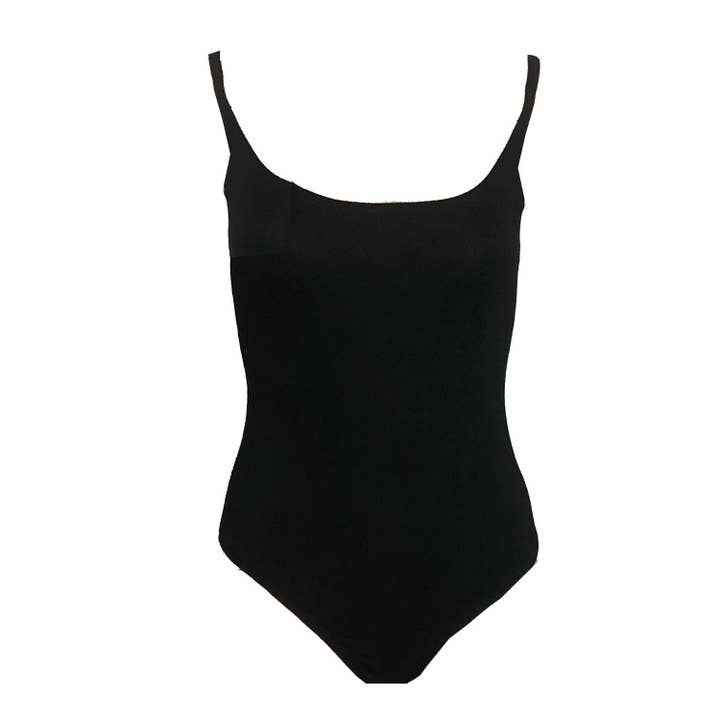 Britt Bodysuit-Black for wholesale by Deborah Lindquist