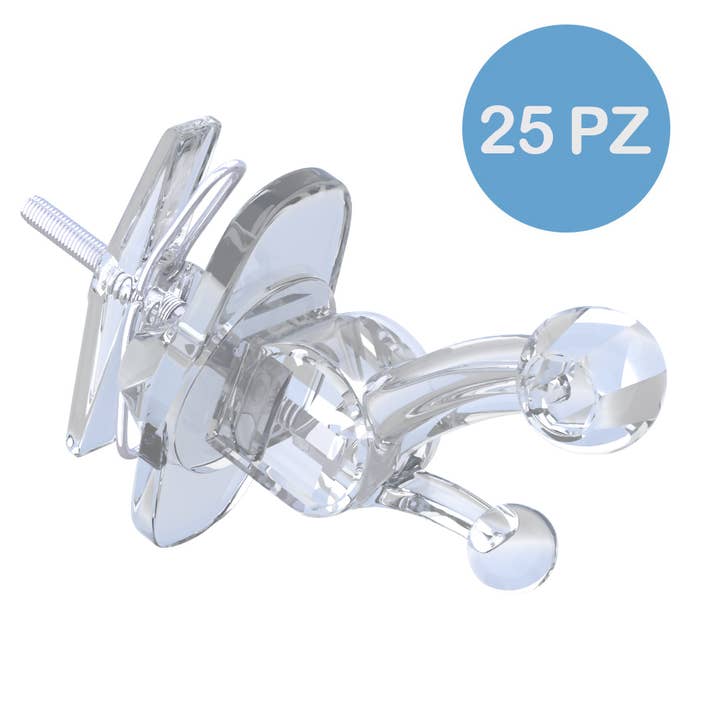 Universal Transparent Hanger BL /CF25 for wholesale by Idea Casa