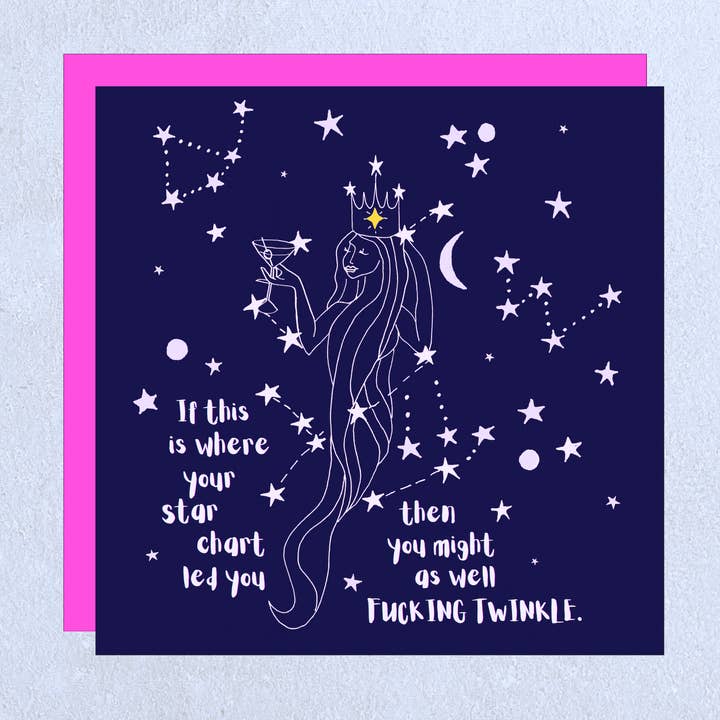 TWINKLE - friendship card birthday card divorce card snarky for wholesale by Hero Of The Story
