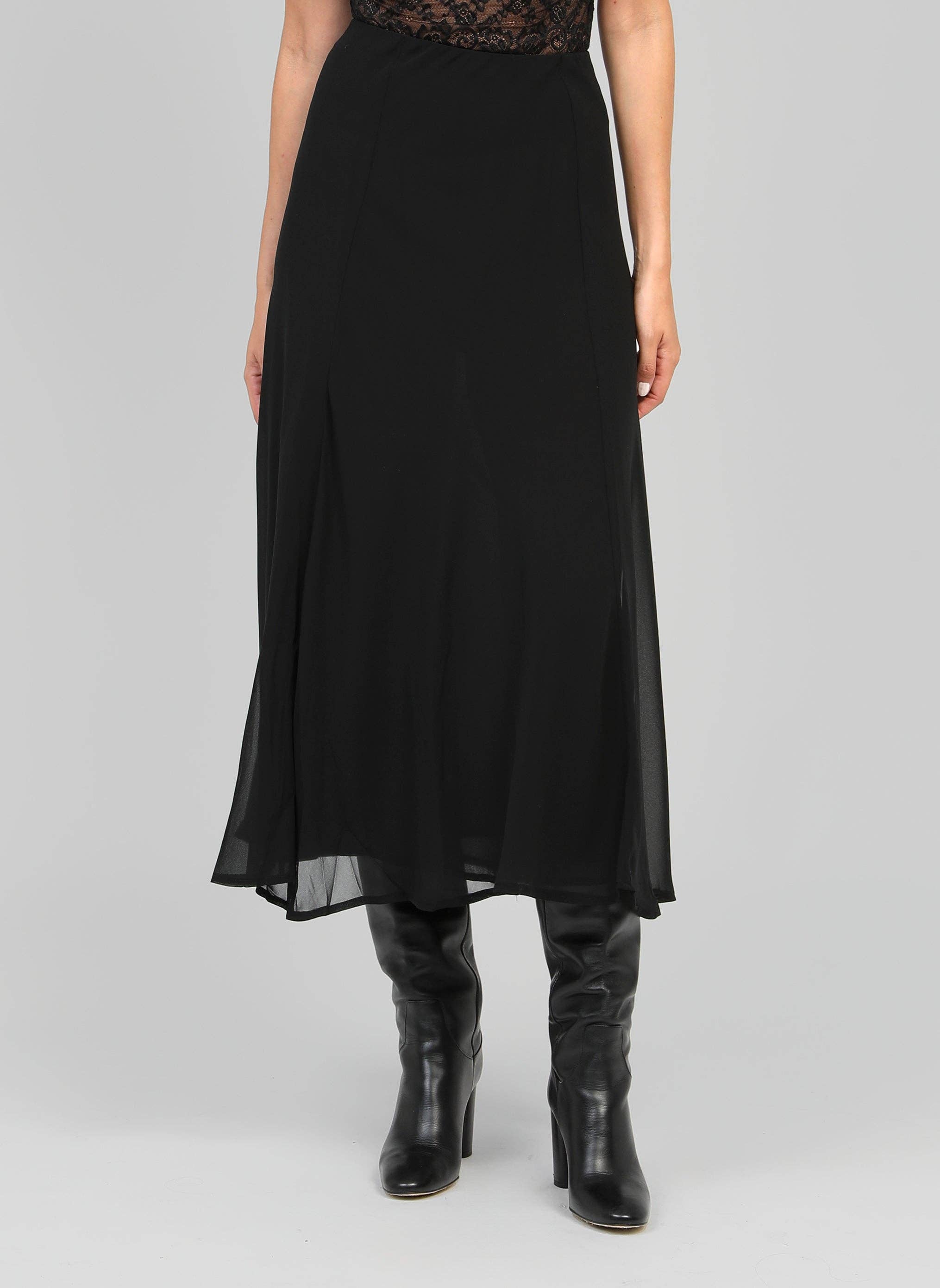 An'ge - Wholesale Skirt - Women's - LONG SKIRT JELEME black1