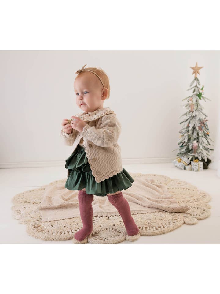 OLIVE & CRADLE – cardigan - Bebé por atacado – Cardigan de Algodão Tricotado para Bebé Crianças | Sophia Cardigan6