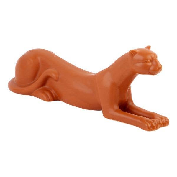 15.5X5"H CINNAMON SIT LEOPARD for wholesale by Home Essentials