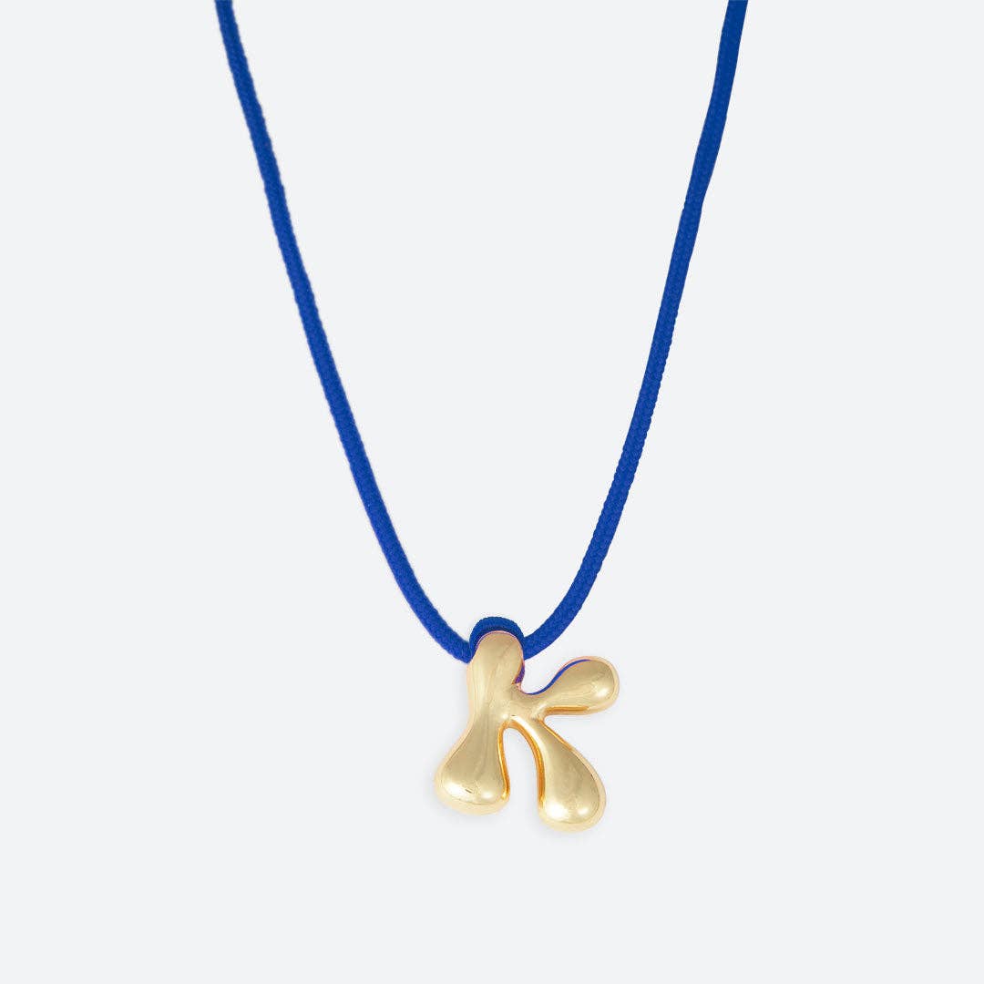 La Mome Bijou - Venta al por mayor Collares con colgantes/abalorios - Collar con letra K5