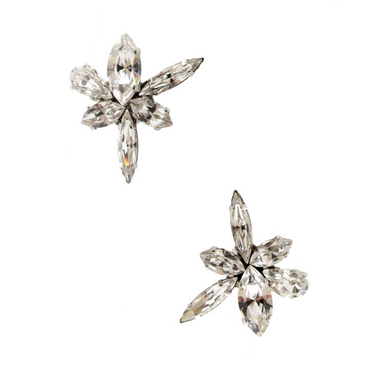 House of Emmanuele - Wholesale Cuff/wrap earrings - TITAN CRYSTAL EARCUFFS0