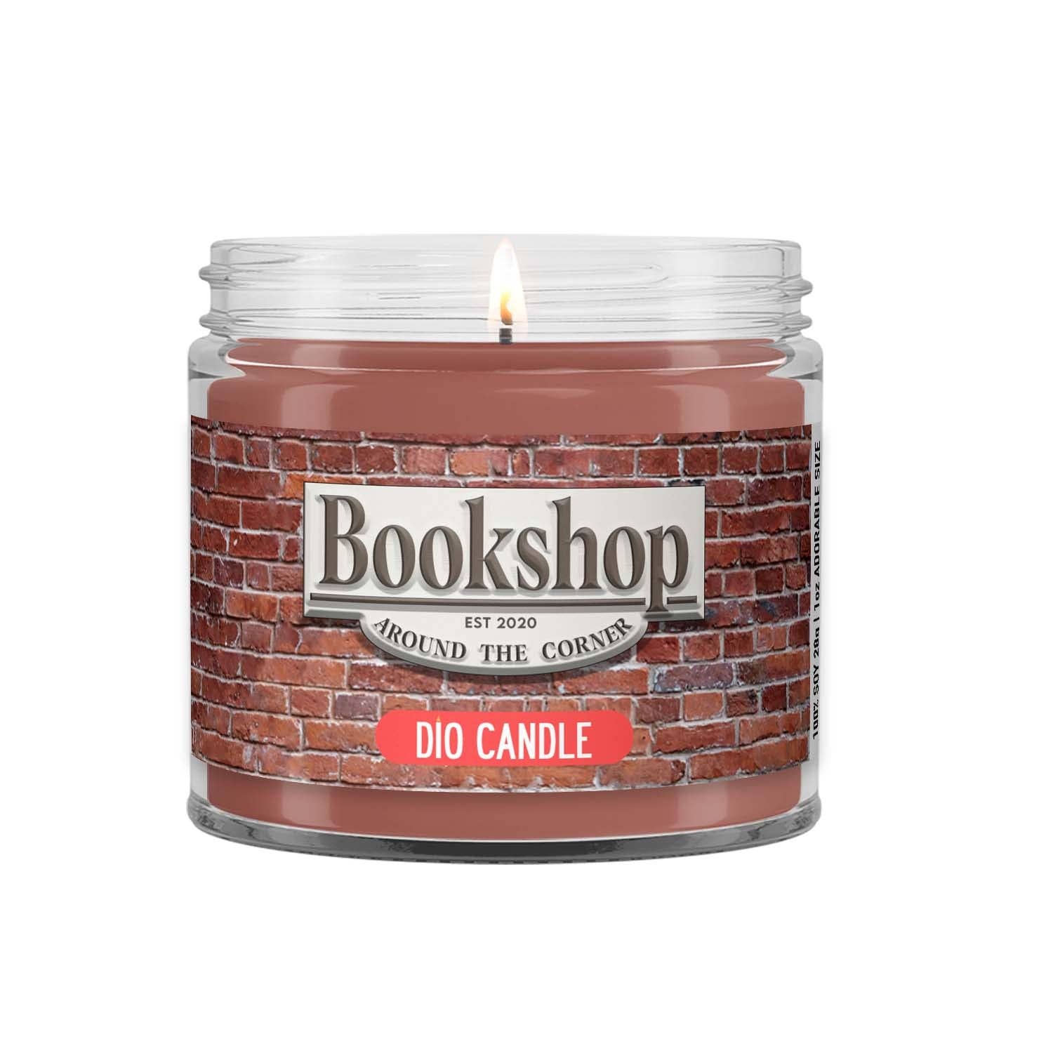 Dio Candle Company - Wholesale Jar/Filled Candle - Bookshop Candle2