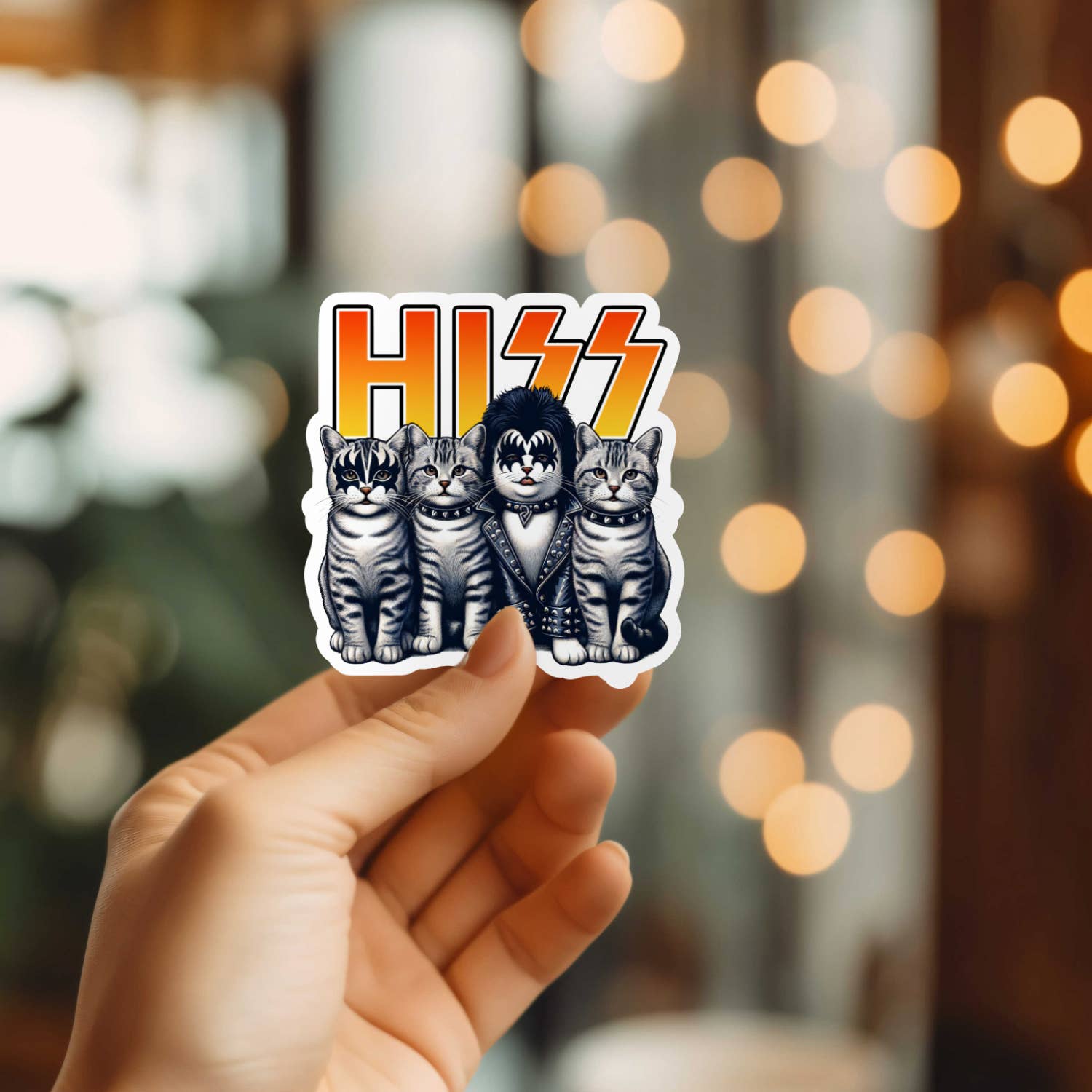 Mystical Monkey Toes - Wholesale Sticker - Funny Rocker Cats Sticker | Laptop Sticker | Vinyl Sticker