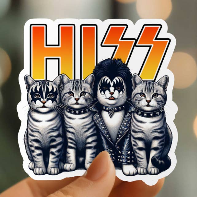 Mystical Monkey Toes - Wholesale Sticker - Funny Rocker Cats Sticker | Laptop Sticker | Vinyl Sticker0