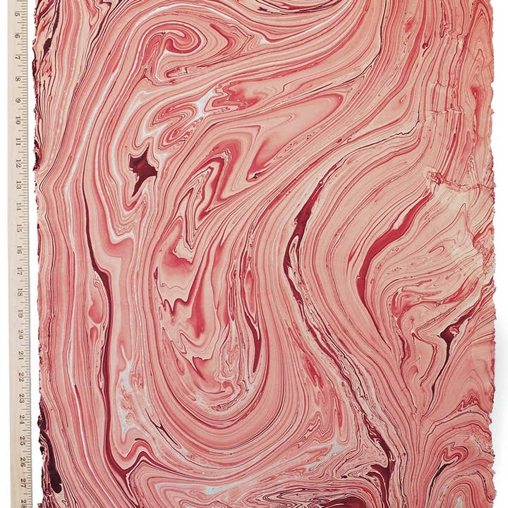 Sustain & Heal – wholesale Stationery/notecard set – Red Marble Sheet #1641