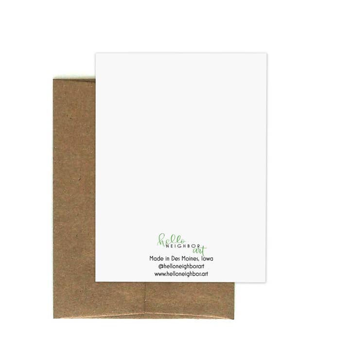 Hello Neighbor Art - Vente Cartes de remerciements - Thanks a Bunch Carte de vœux1