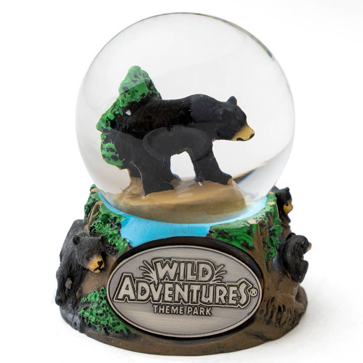 Black Bear 45mm Snow Globe {Customization Required} for wholesale by Animals Forever, Inc