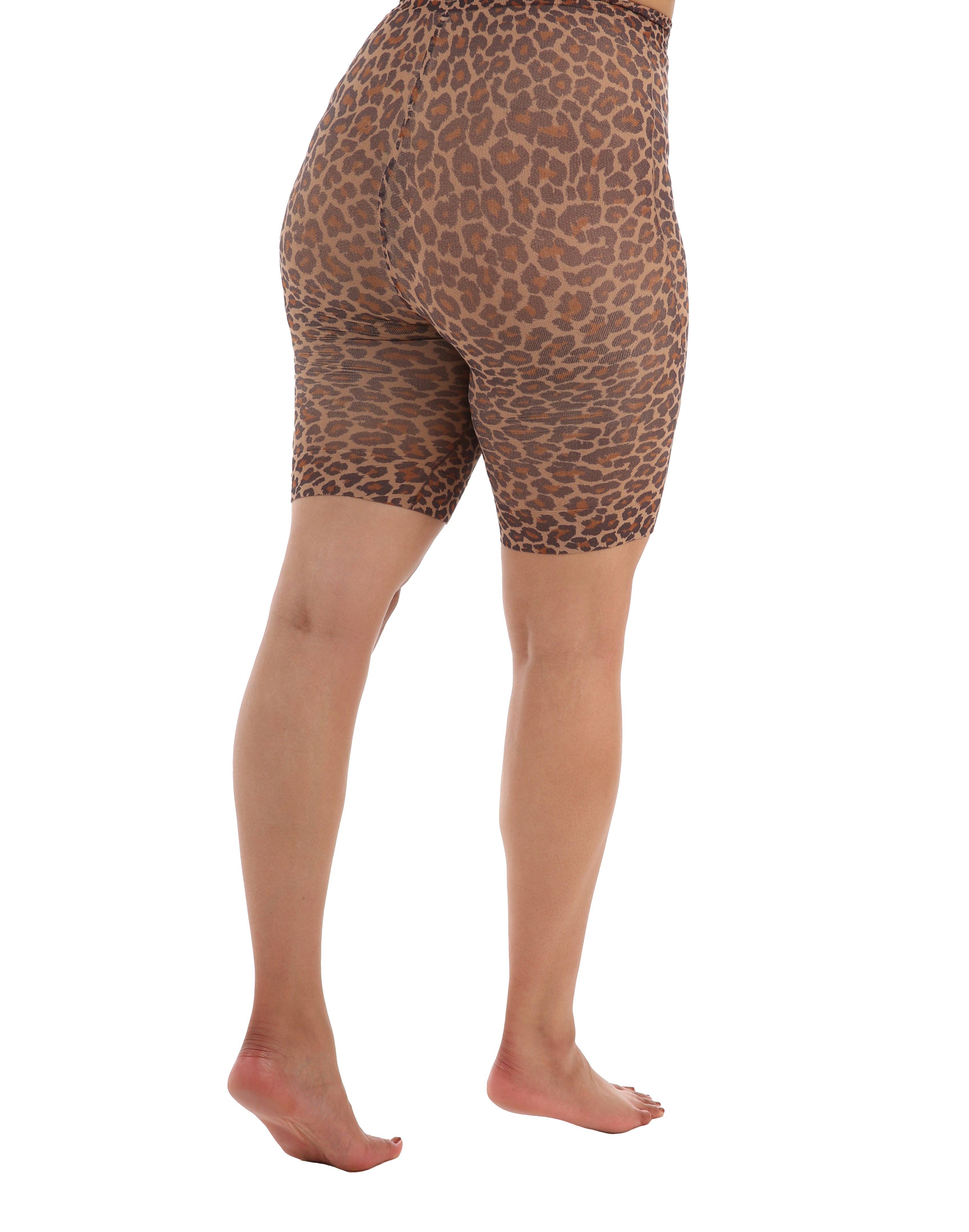 Naken Små Leopard Tryckta Kurviga Anti Chafing Shorts för wholesale på Faire3