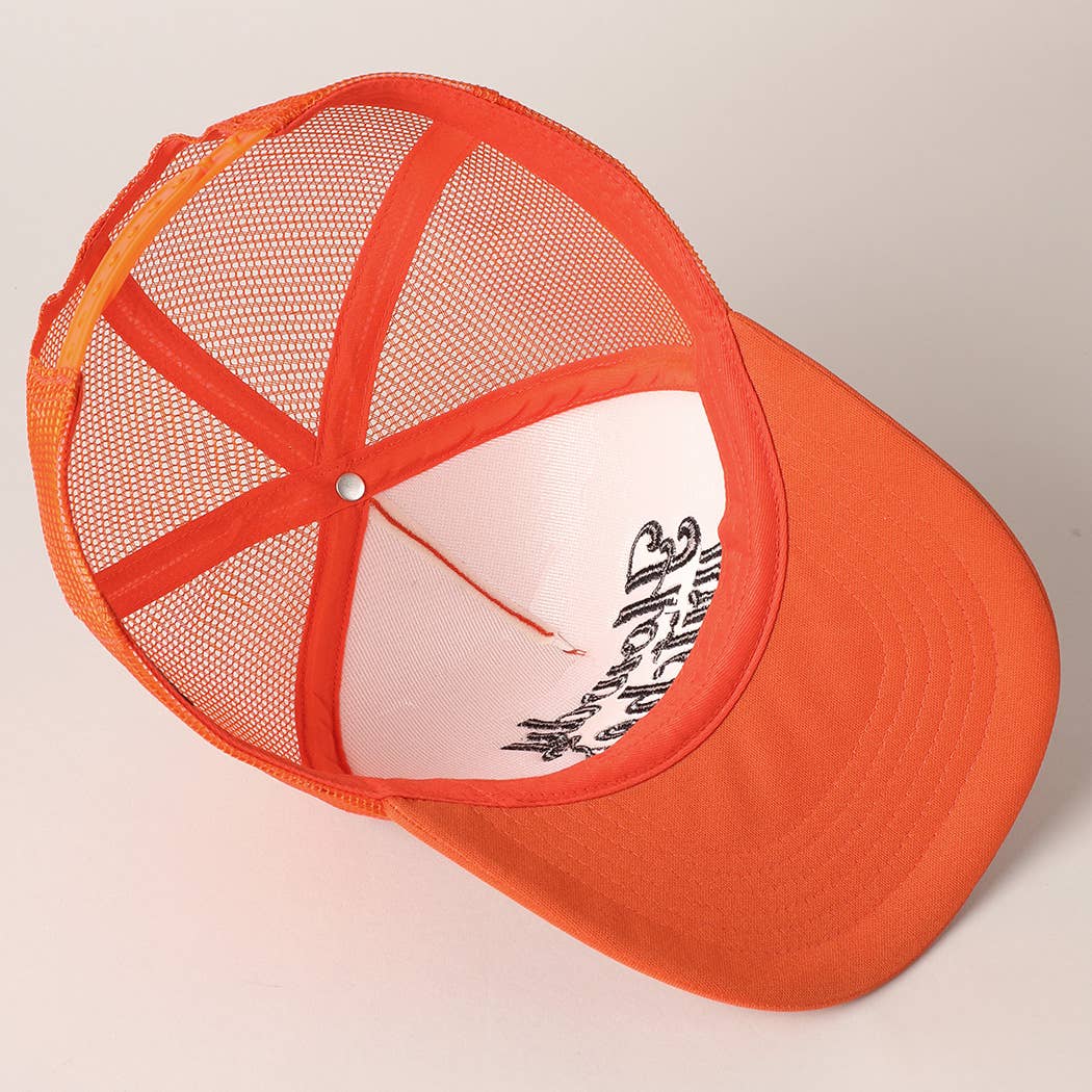 Fashion City - Wholesale Trucker Hat - Women's - Howdy Witches Embroidered Mesh Back Trucker Hat 12