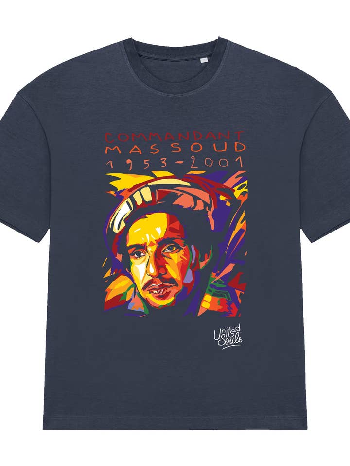 Ahmed Shah Massoud I Oversized T-shirt Heren voor wholesale door UNITED SOULS