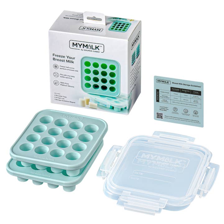 MyMilk Silicone Breast Milk Freezing Trays for wholesale by Souper Cubes