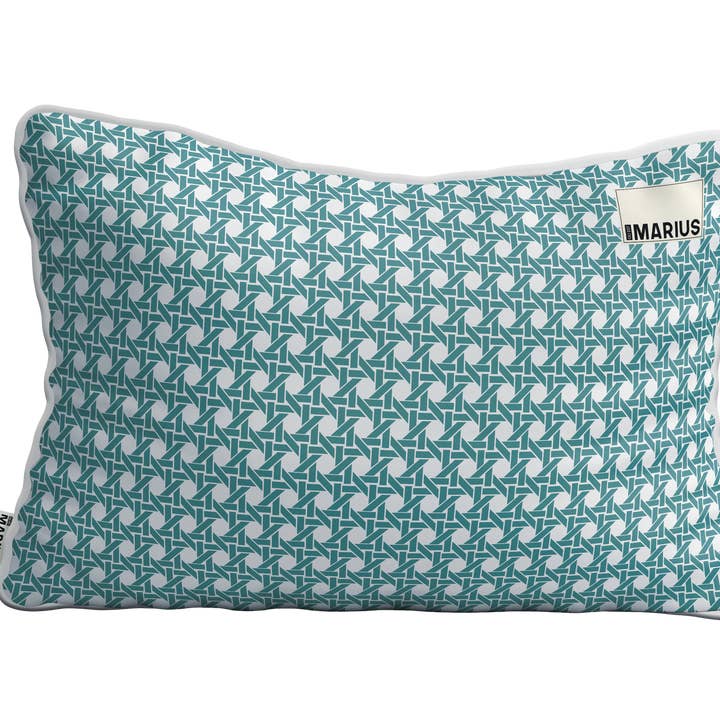 Coussin CANNAGE Emeraude 40x60 cm pour la vente par Où est Marius