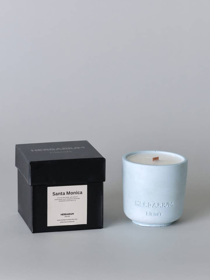 Santa Monica betonnen kaars voor wholesale door Herbarium blends