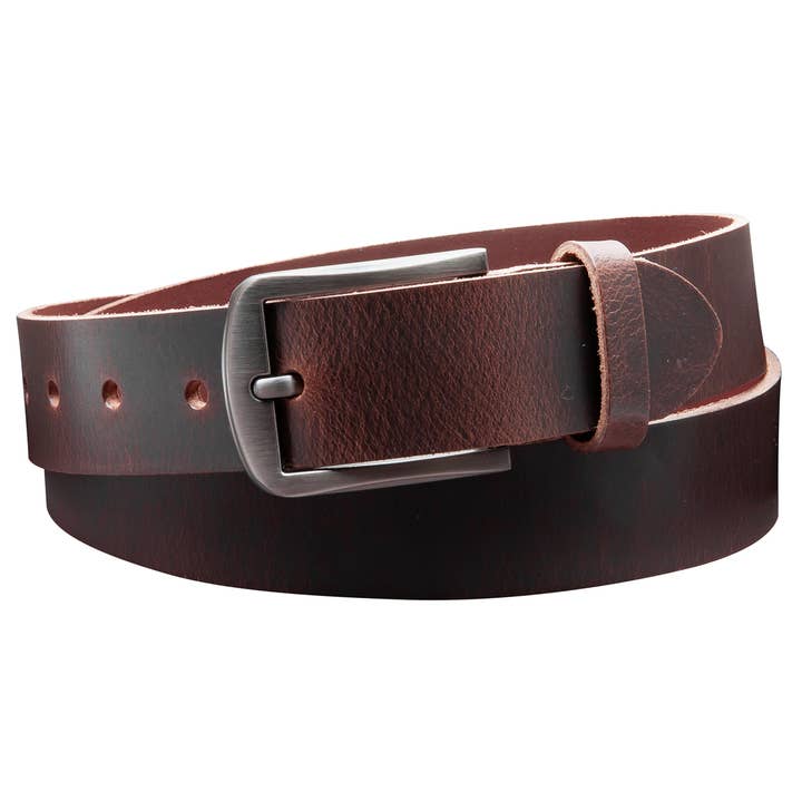 Ceinture 35 mm fabriquée en Allemagne EH416-VLMarron foncé pour la vente par A-Venten GmbH