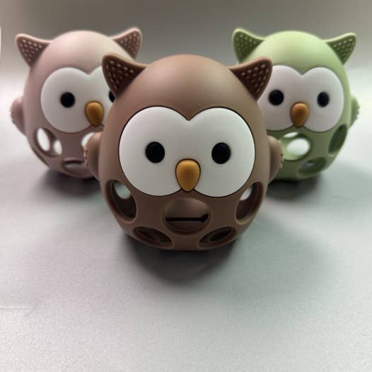 Three Hearts & Co./EMO & CO. - Wholesale Teether (Not Clip-On) - Baby - Silicone 3D Owl Teether Silicone1
