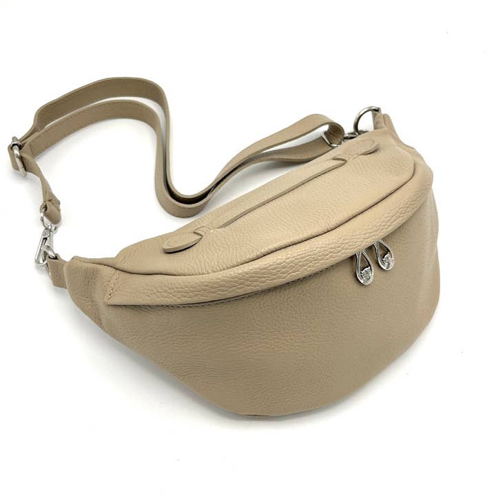 Suie Valentini srl - Wholesale Crossbody Bag - Women's - Genuine leather fanny pack, Made in Italy, art. 1124262