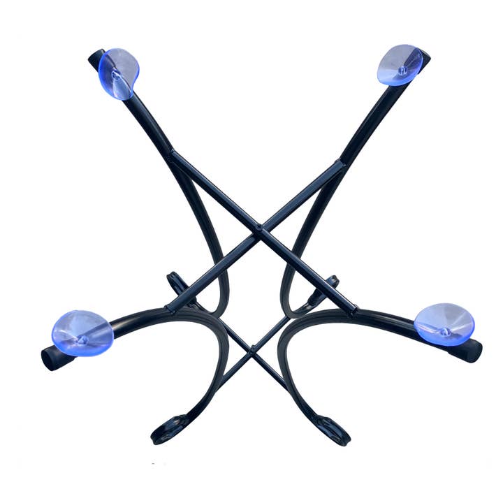 Continental Art Center - Wholesale Bird Bath - 24" Tall Metal Bird Bath Stand with Suction Cups -18" Plates