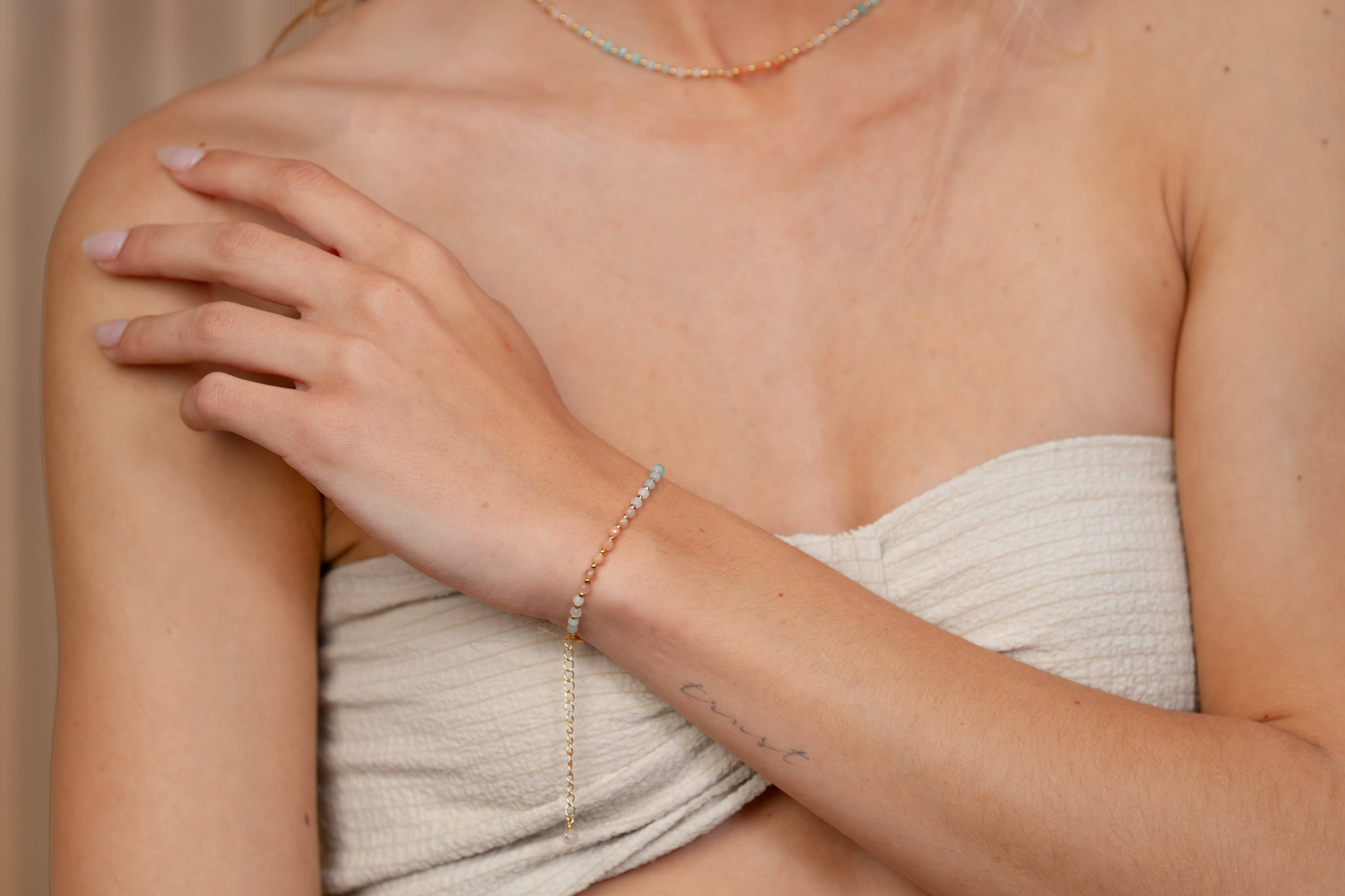 Lotus and Luna - Wholesale Beaded Bracelet - Positive Energy 3mm Healing Bracelet6