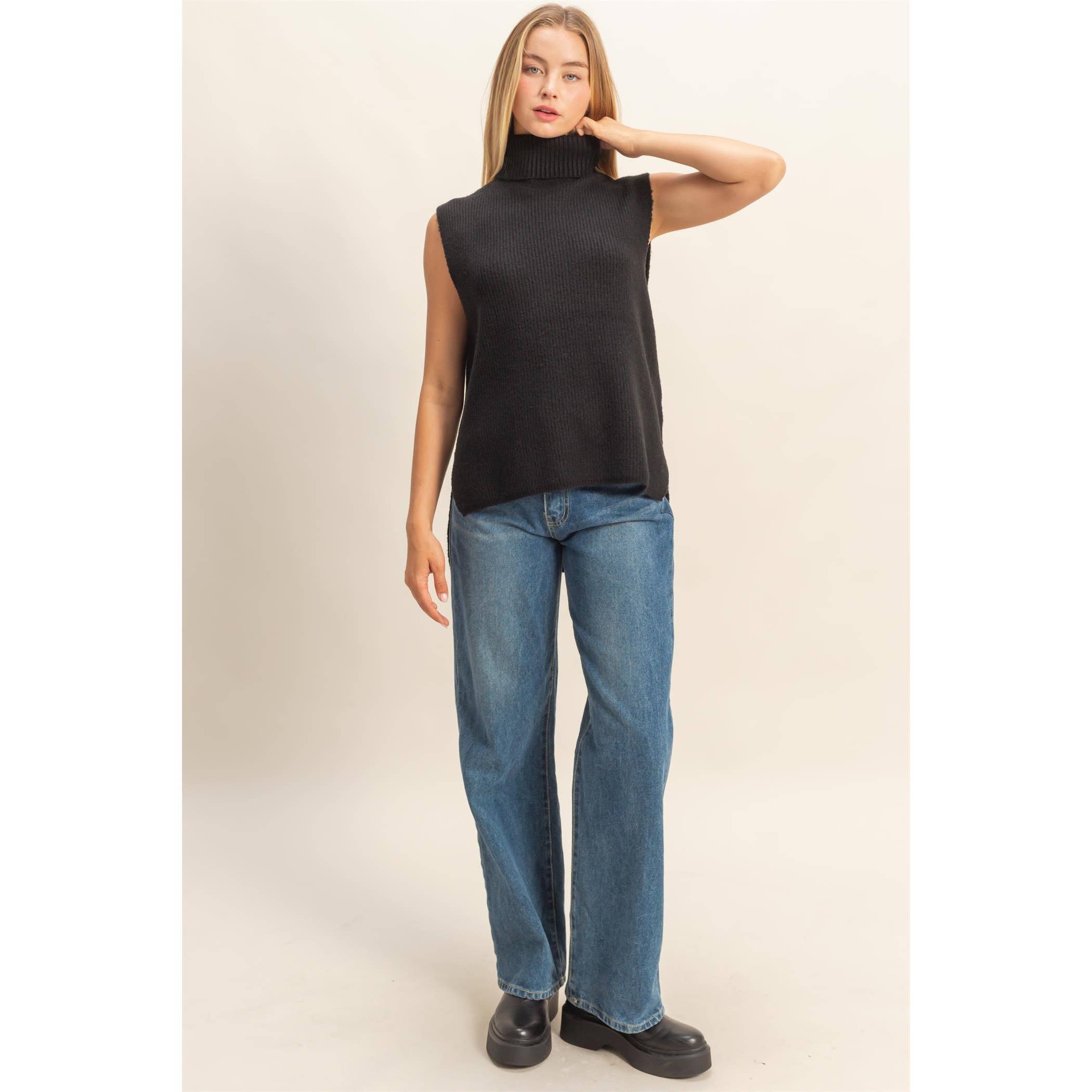 HYFVE – Großhandel Pullunder – Damen – Ärmelloser Rollkragenpullover-Weste23