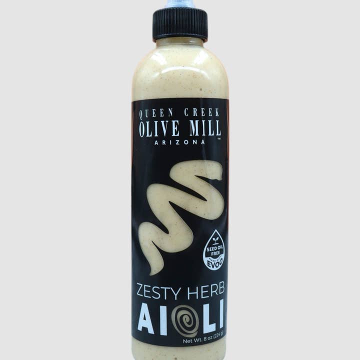 Queen Creek Olive Mill - Vente Sauces - Aïoli aux herbes piquantes - 8 oz - 6/caisse0