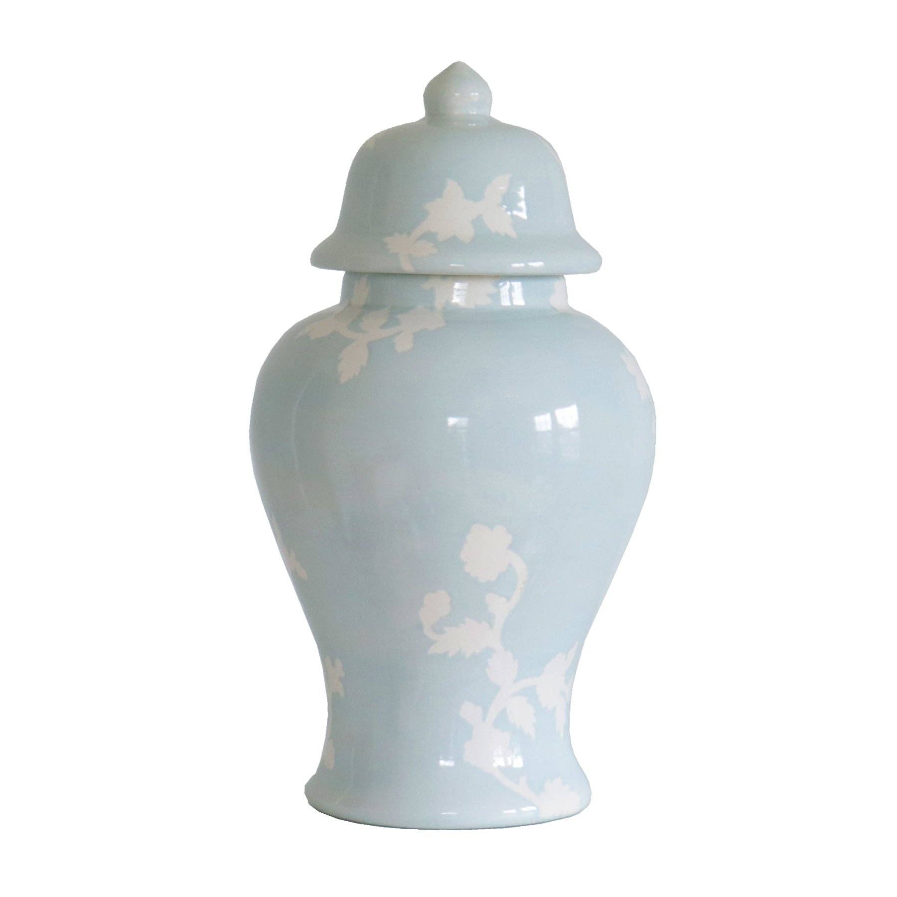 Lo Home | Ruby Clay - Wholesale Decorative Jar - Chinoiserie Dreams Ginger Jars in Hydrangea Light Blue8