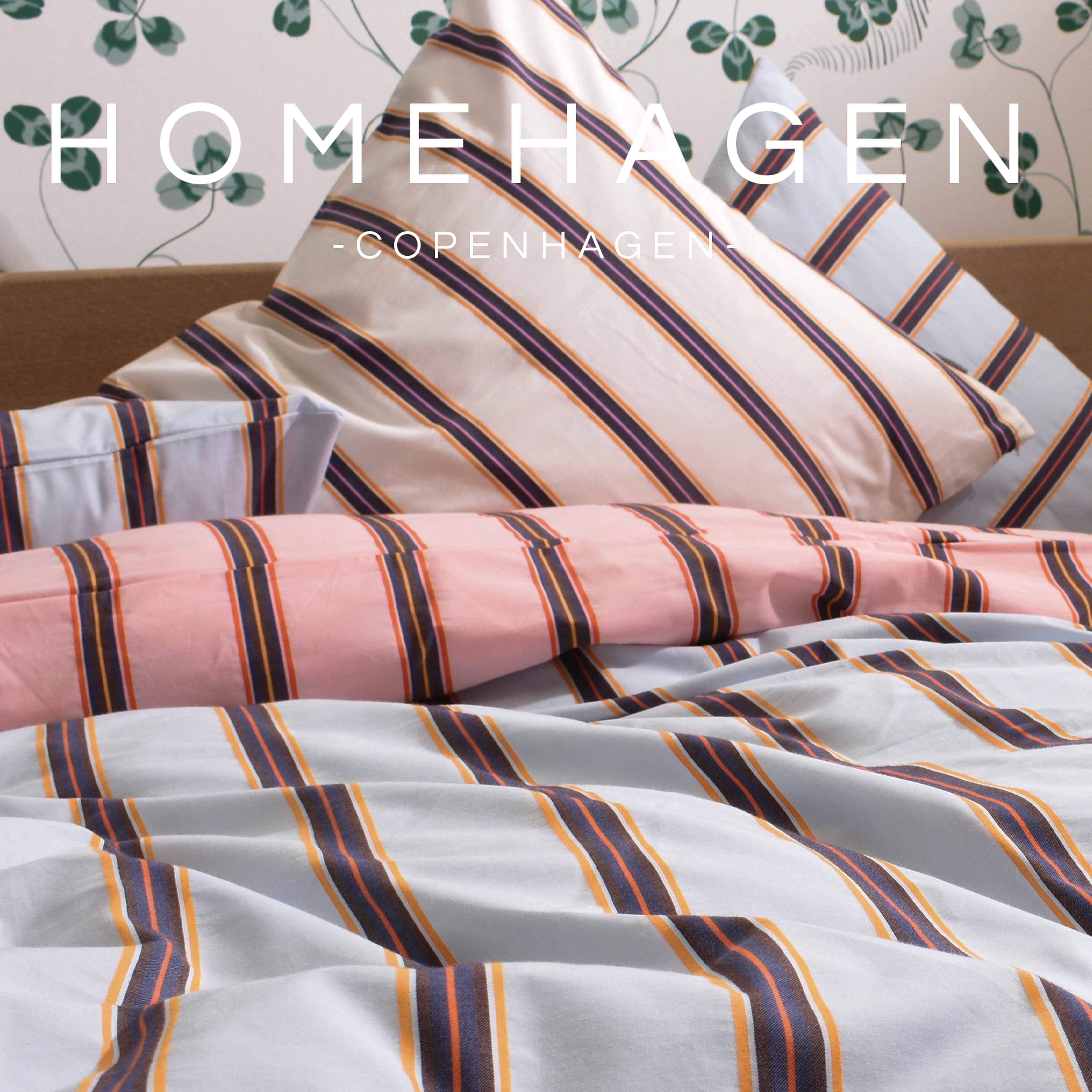 HOMEHAGEN - Wholesale Bedding Set - Cotton percale Bedding set- Blue dobby stripe4