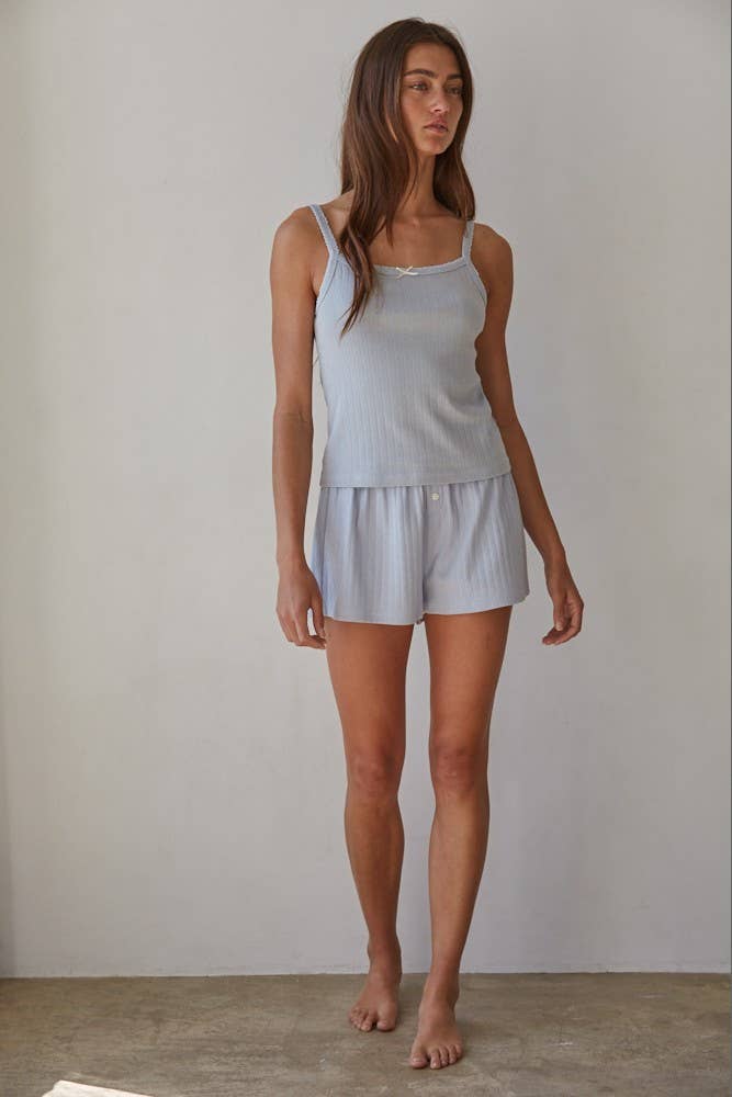 By Together - Wholesale Camisole - Women's - L8623 | Knit Polyester Rayon Spandex Pointelle Ribbed Cami6