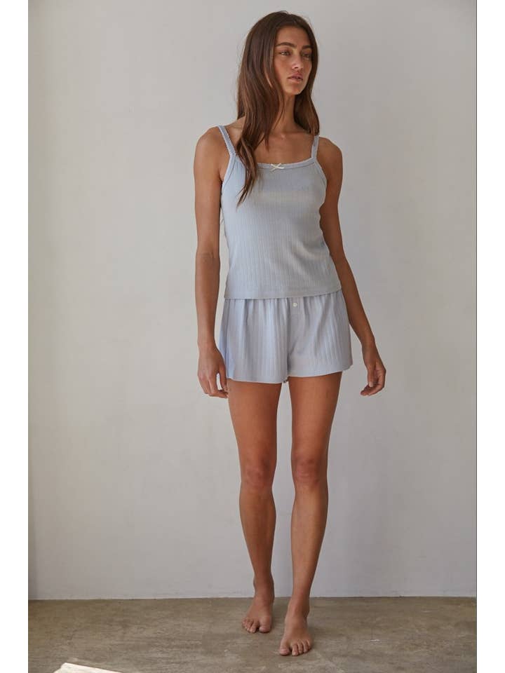 By Together - Wholesale Camisole - Women's - L8623 | Knit Polyester Rayon Spandex Pointelle Ribbed Cami6