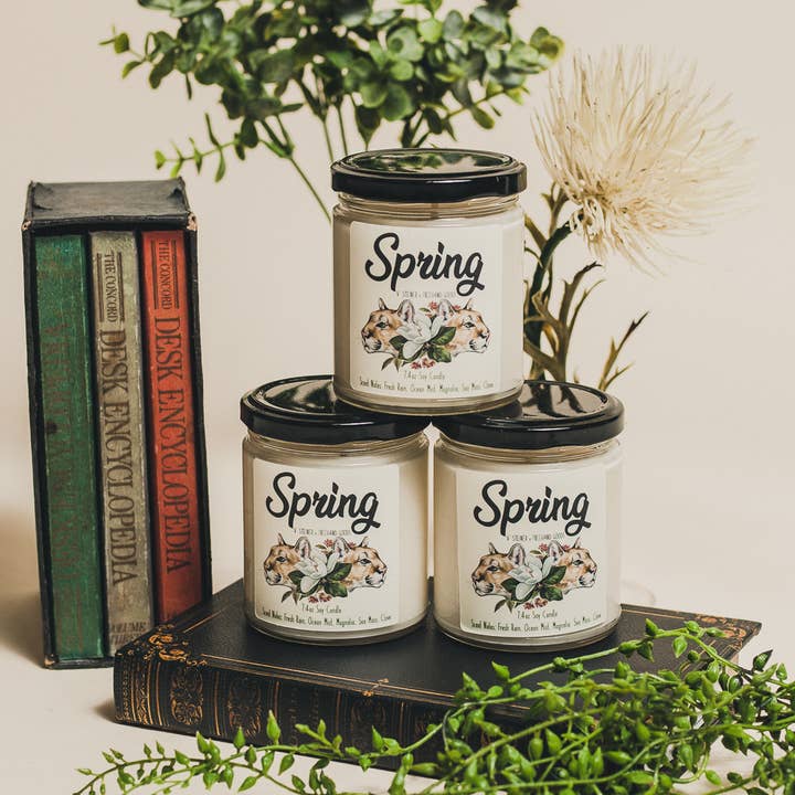 Freehand Goods - Wholesale Jar/Filled Candle - Spring Seasonal Soy Candle1