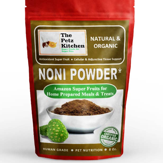 Natura Petz Organics - Vendita all'ingrosso Integratori - Cani e gatti - Noni Powder - Antiossidante Super Fruit - Supporto tissutale cellulare e adiuvante*1