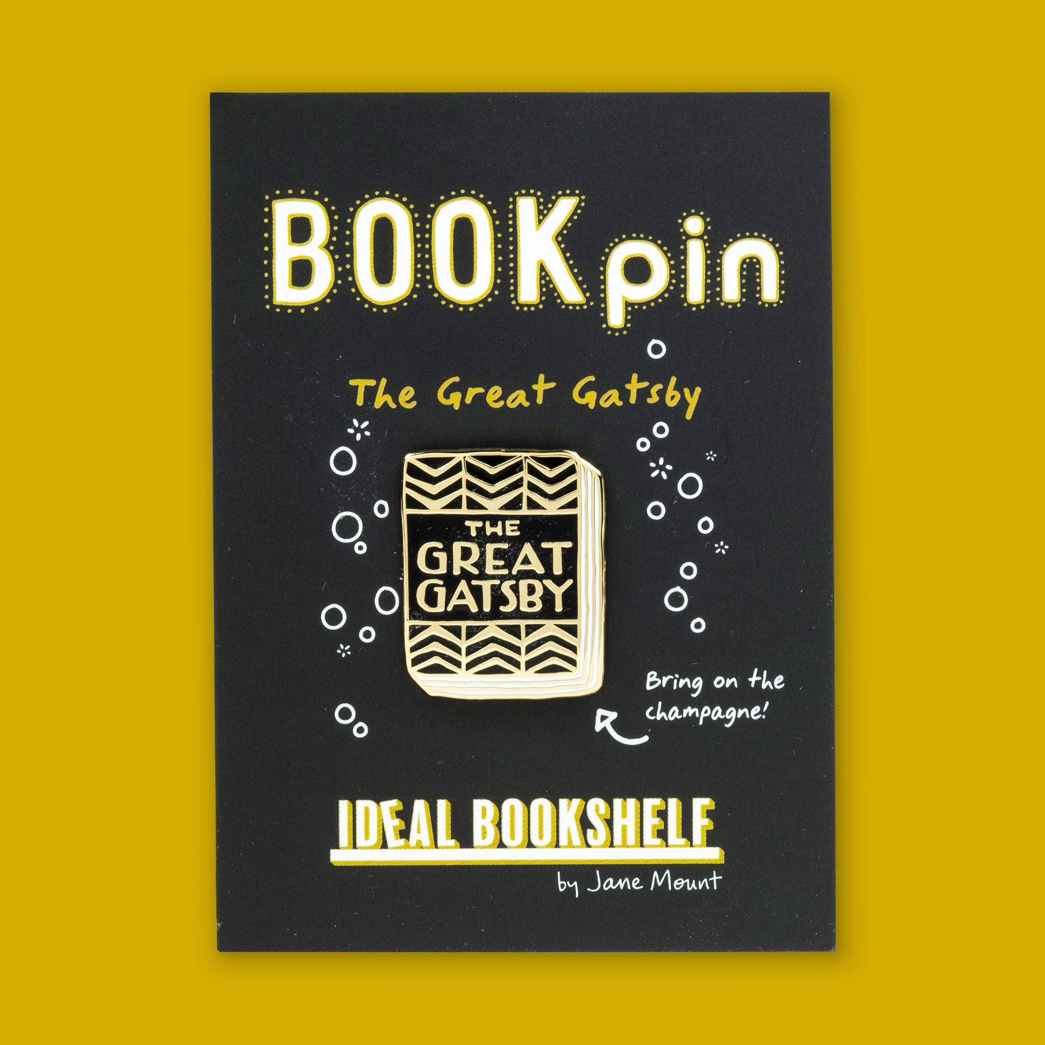 Ideal Bookshelf - Vente Épinglettes/boutons - Épinglette : The Great Gatsby1