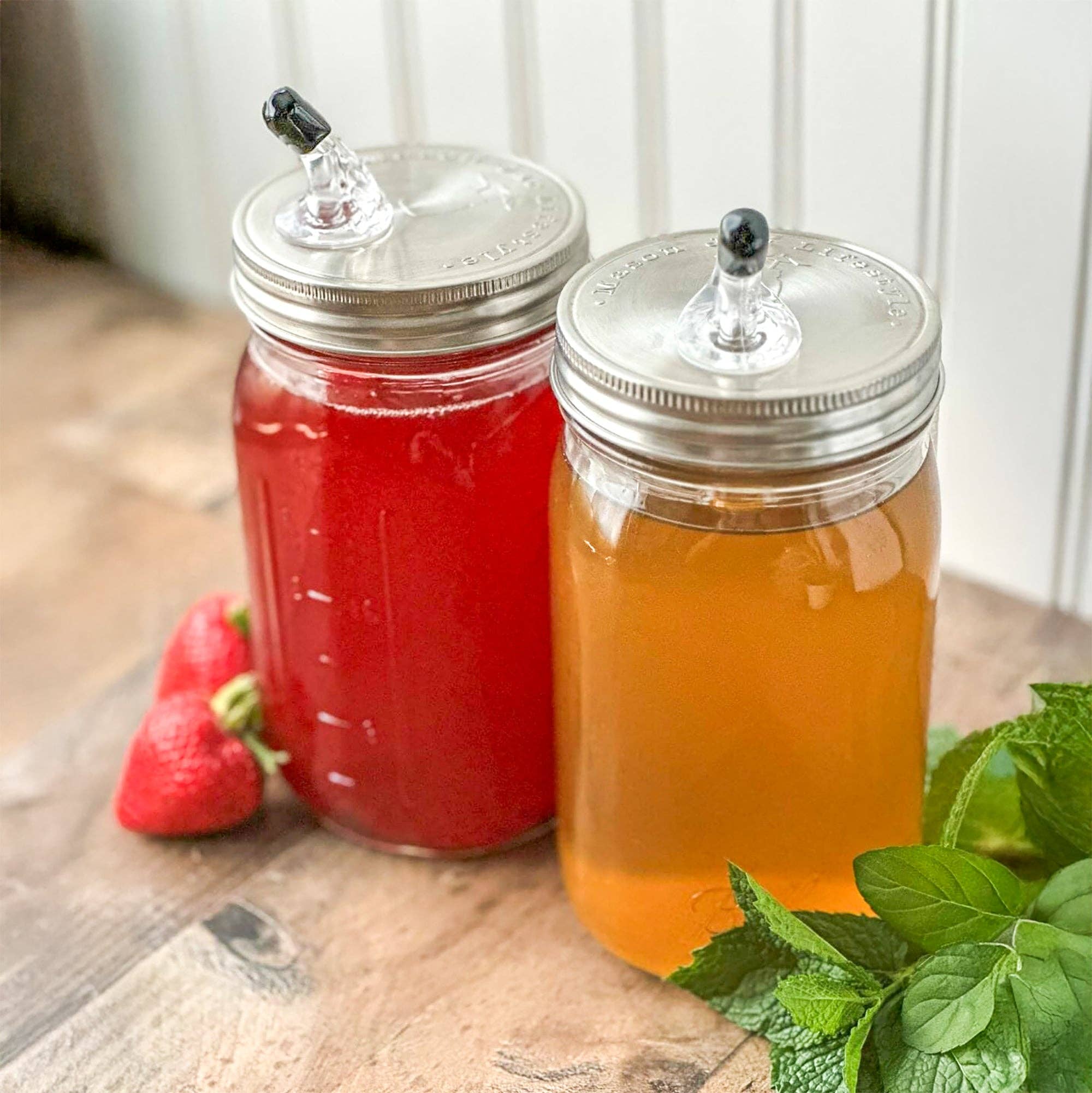 Mason Jar Lifestyle - Wholesale Liquor Dispenser - Liquor Pour Spout Stainless Steel Lid for Mason Jars2