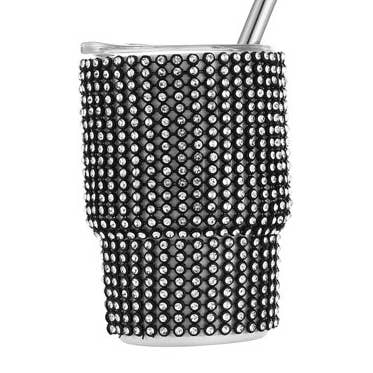 Fully Covered Rhinestone 2 oz Shot Glass Cup for wholesale by Nima Accessories Inc