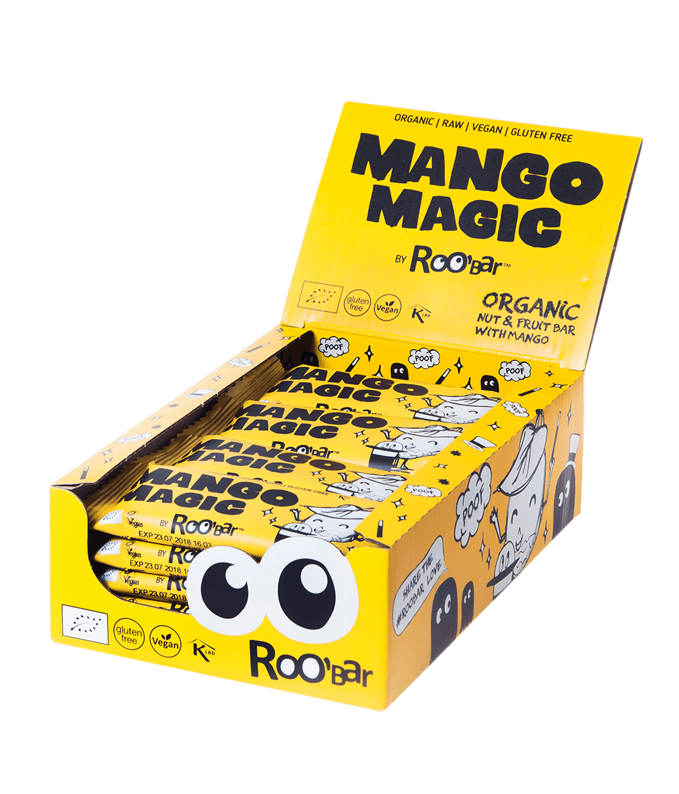 Smart Organic - Wholesale Snack Bar - Mango Magic Bar, Bio, Roobar, 30g1