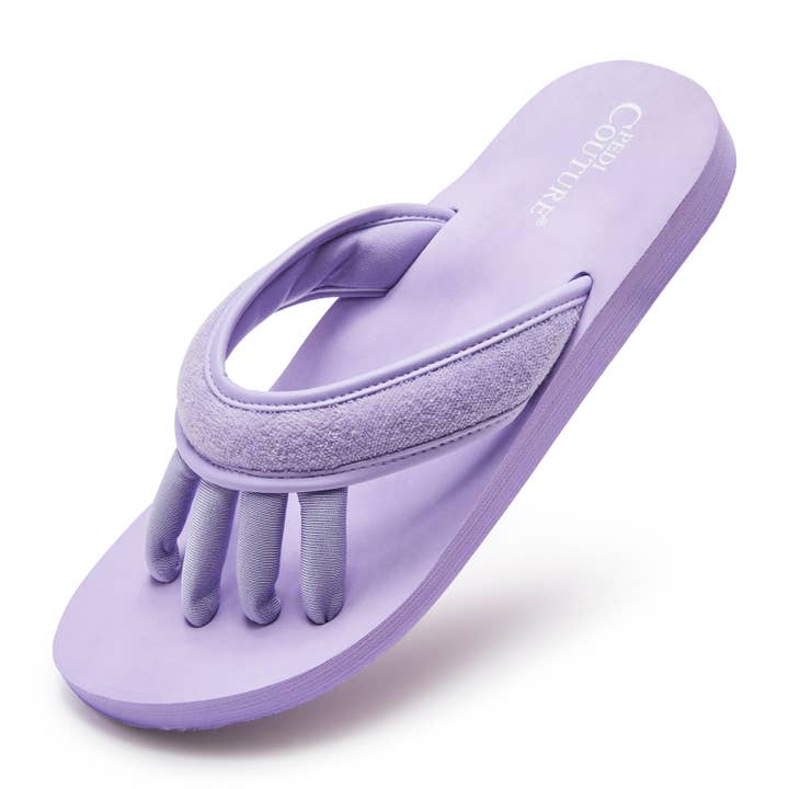 Pedi Couture - Wholesale Sandals - Women's - Purple Women's Comfort Toe Separator Sandals