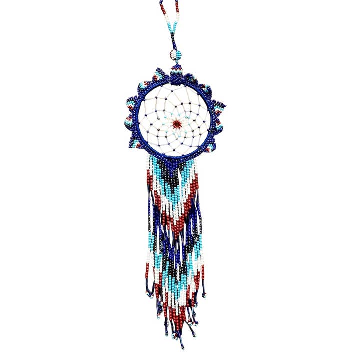 Unique Batik Fair Trade - Wholesale Dream Catcher - Beaded Dream Catcher Wall Ornament Large | Assorted