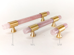 PIETRA DI CASA - Wholesale Knob/Pull - Pink Onyx Bar Knob/Pull Handle S/M/L Natural Luxury Stone0
